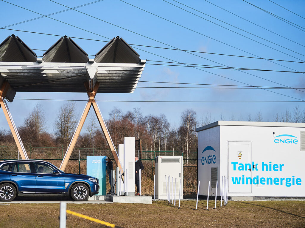 SPIE installeert voor ENGIE eerste laadstation gevoed door windenergie