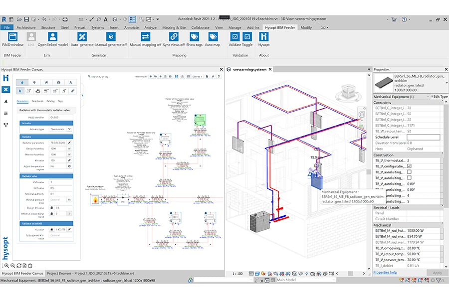 Hysopt BIM Syncer© dicht kloof tussen reken- en tekenwereld