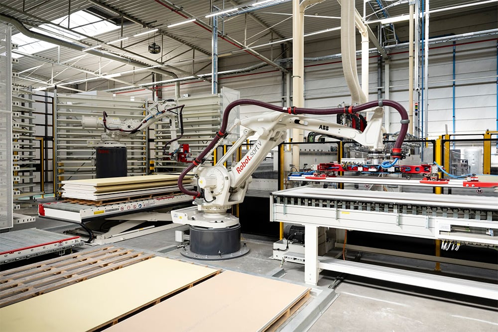 Gyproc® België en Saint-Gobain Solutions introduceren innovatieve Maatwerkpakketten- machine
